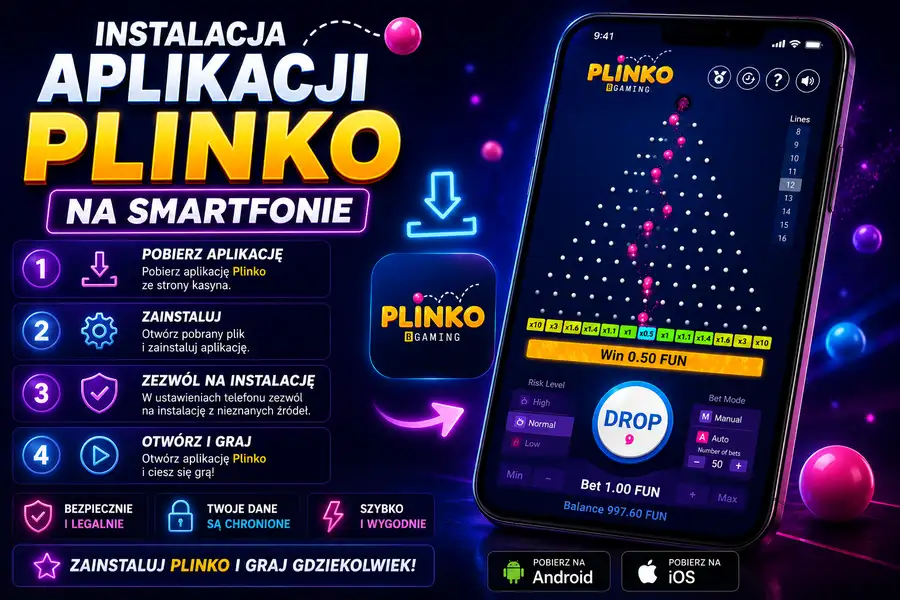 Instalacja aplikacji Plinko
